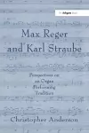 Max Reger and Karl Straube cover