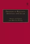 Freedom of Religion, Apostasy and Islam cover