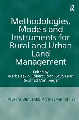 Methodologies, Models and Instruments for Rural and Urban Land Management cover