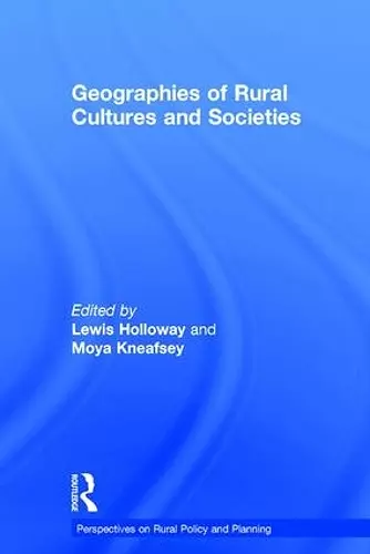 Geographies of Rural Cultures and Societies cover