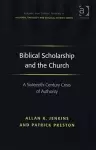 Biblical Scholarship and the Church cover