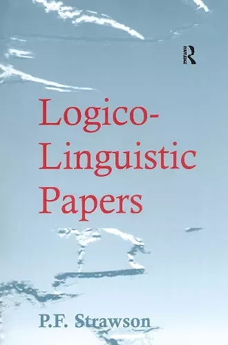 Logico-Linguistic Papers cover