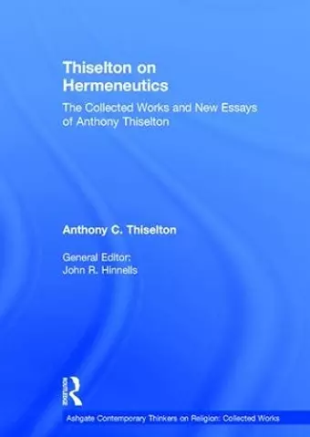 Thiselton on Hermeneutics cover