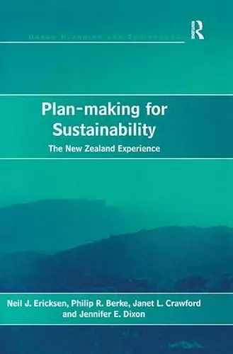 Plan-making for Sustainability cover