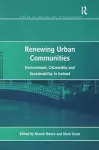 Renewing Urban Communities cover