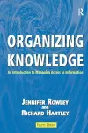 Organizing Knowledge cover