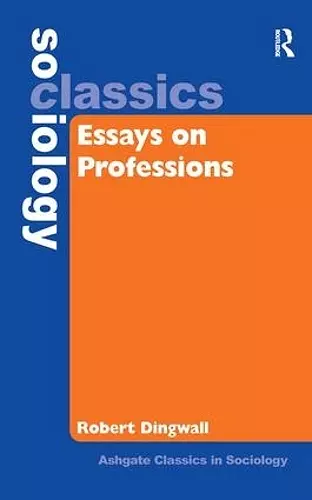 Essays on Professions cover