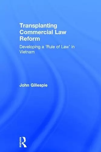 Transplanting Commercial Law Reform cover