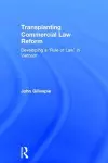 Transplanting Commercial Law Reform cover