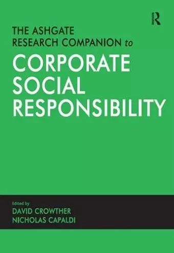 The Ashgate Research Companion to Corporate Social Responsibility cover