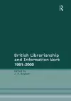 British Librarianship and Information Work 1991–2000 cover