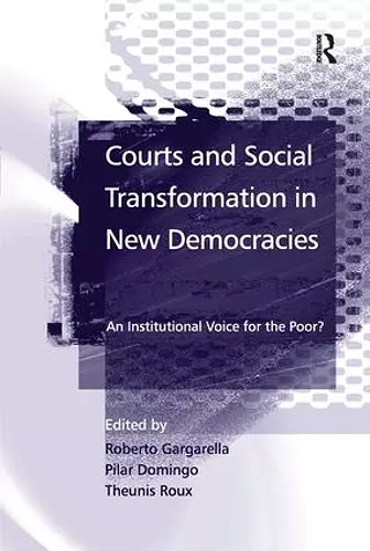 Courts and Social Transformation in New Democracies cover