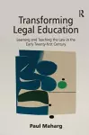 Transforming Legal Education cover