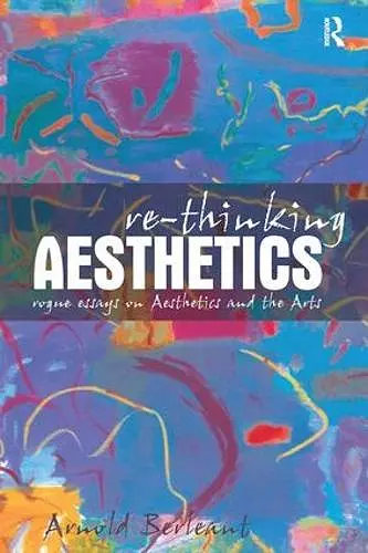 Re-thinking Aesthetics cover