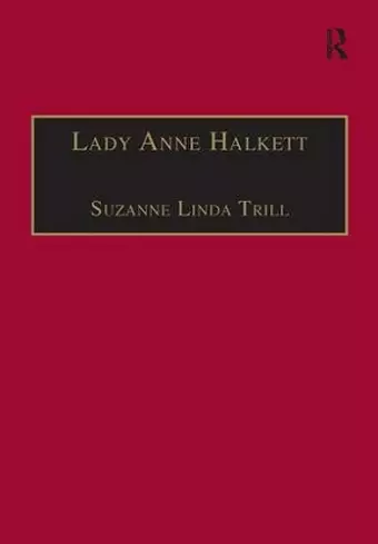 Lady Anne Halkett cover