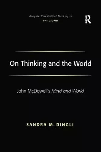 On Thinking and the World cover