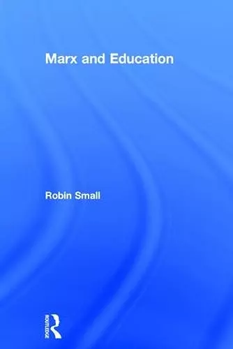 Marx and Education cover