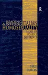 Reading and Writing Italian Homosexuality cover