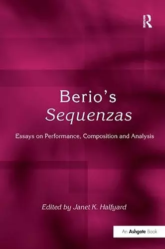 Berio's Sequenzas cover