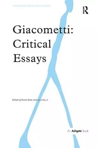 Giacometti: Critical Essays cover
