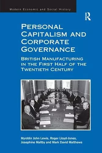 Personal Capitalism and Corporate Governance cover