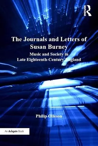 The Journals and Letters of Susan Burney cover
