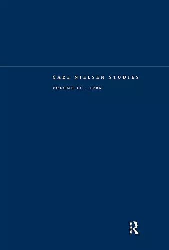 Carl Nielsen Studies cover