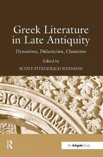 Greek Literature in Late Antiquity cover