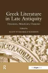 Greek Literature in Late Antiquity cover