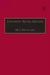 Judgment After Arendt cover