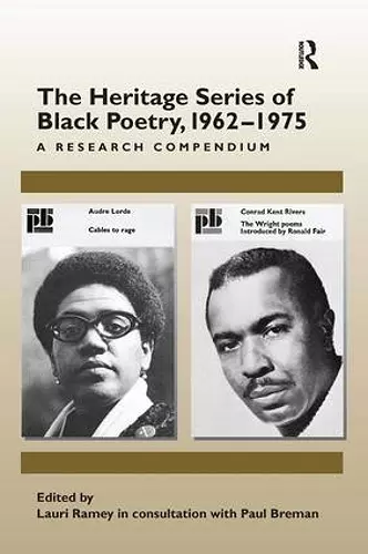 The Heritage Series of Black Poetry, 1962–1975 cover