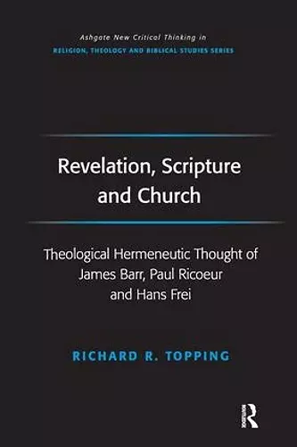 Revelation, Scripture and Church cover