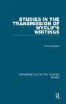 Studies in the Transmission of Wyclif's Writings cover