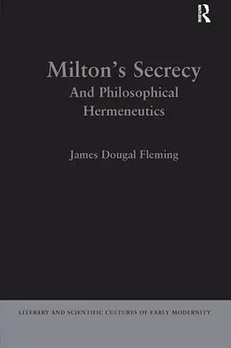 Milton's Secrecy cover