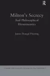 Milton's Secrecy cover