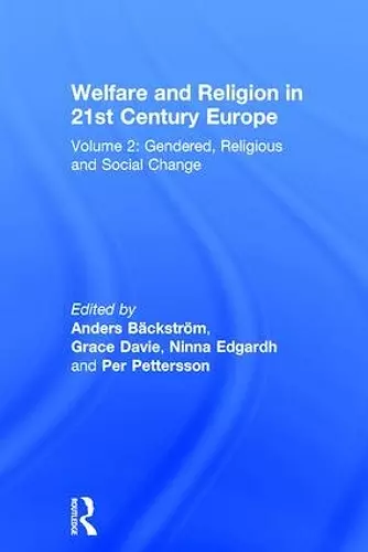 Welfare and Religion in 21st Century Europe cover