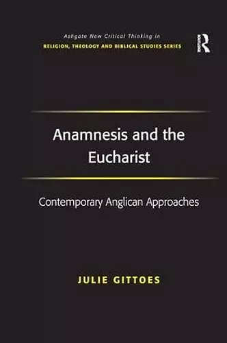 Anamnesis and the Eucharist cover