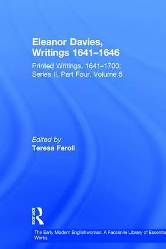 Eleanor Davies, Writings 1641–1646 cover