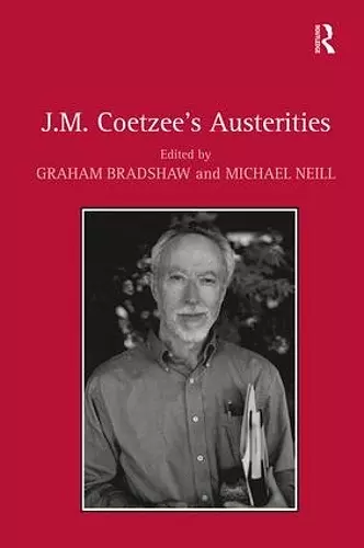 J.M. Coetzee's Austerities cover