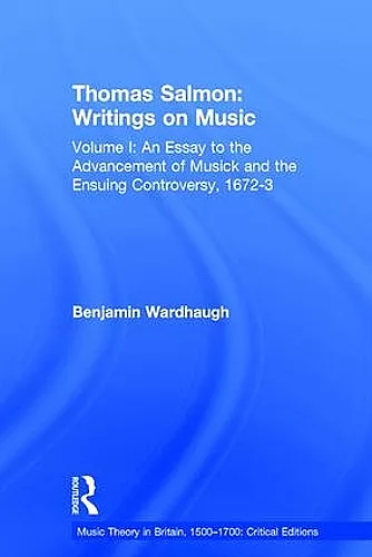 Thomas Salmon: Writings on Music cover