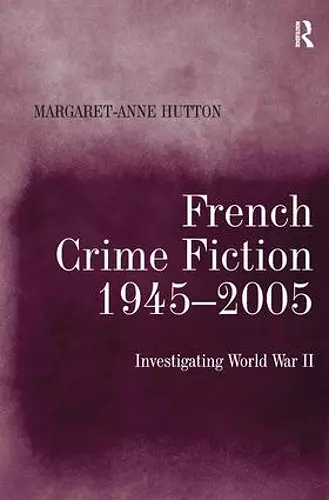 French Crime Fiction, 1945–2005 cover