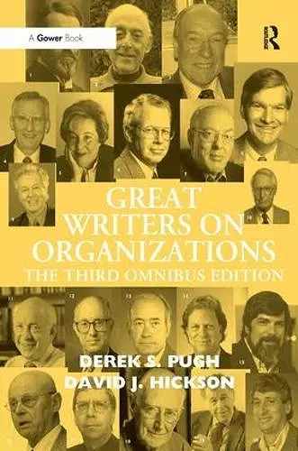 Great Writers on Organizations cover