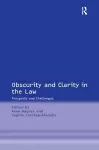 Obscurity and Clarity in the Law cover