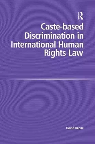 Caste-based Discrimination in International Human Rights Law cover