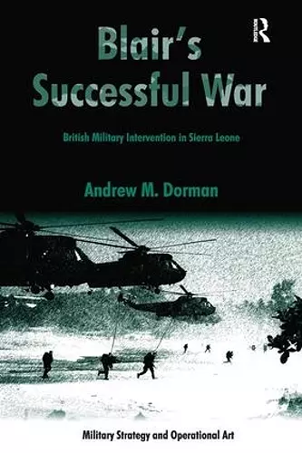 Blair's Successful War cover