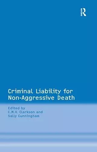 Criminal Liability for Non-Aggressive Death cover