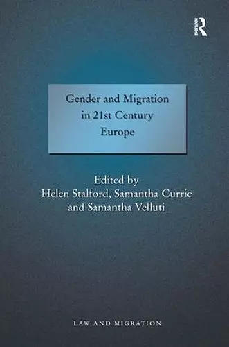 Gender and Migration in 21st Century Europe cover