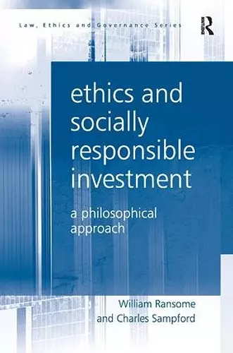 Ethics and Socially Responsible Investment cover