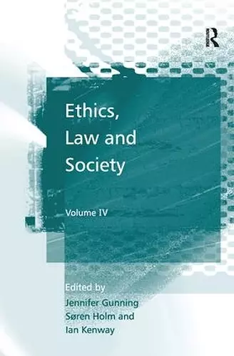 Ethics, Law and Society cover