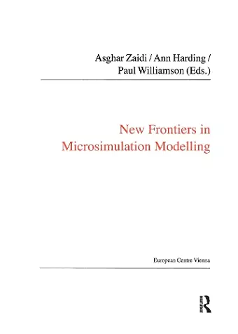 New Frontiers in Microsimulation Modelling cover